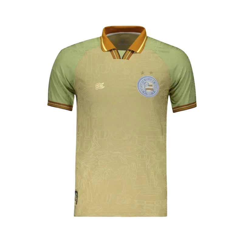 Camisa Do Bahia 25/26 Dourado