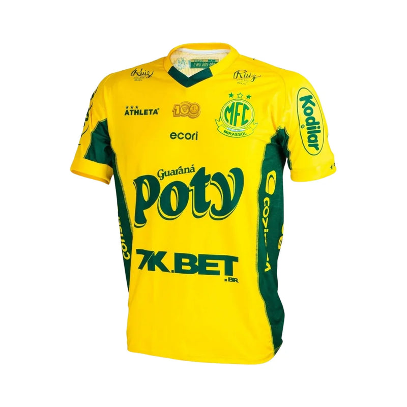 Camisa Do Mirassol 25/26 Amarelo E Verde