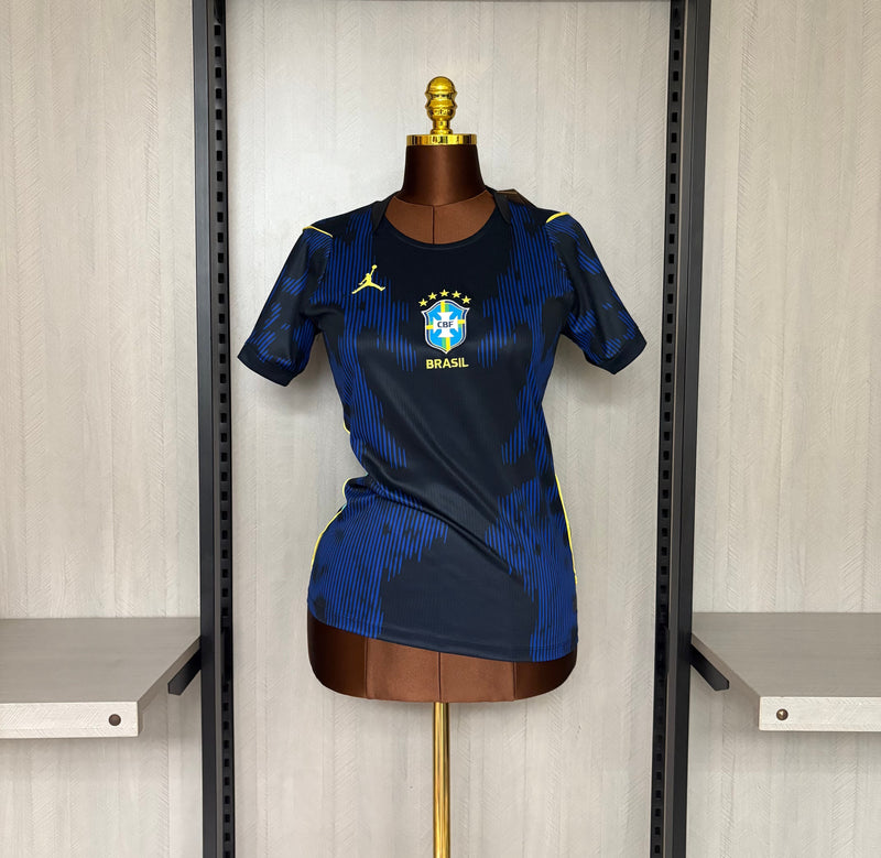 Camisa Brasil II 2026 Feminina Azul