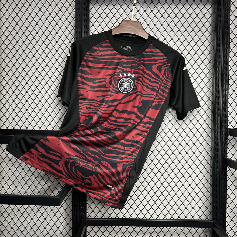 Camisa Da Seleção Da Alemanha 25/26 Multicolor Preto Treino