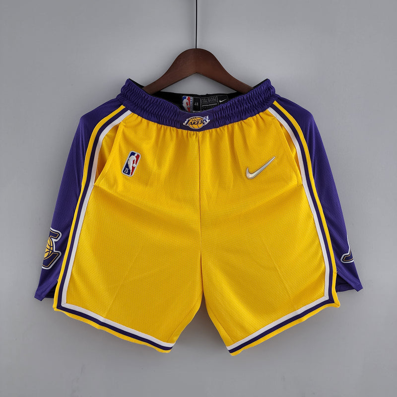 Shorts 75Th Anniversary Los Angeles Lakers Yellow NBA