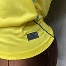 Camisa Brasil I 2026 Feminina Amarela