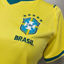 Camisa Brasil I 2026 Feminina Amarela