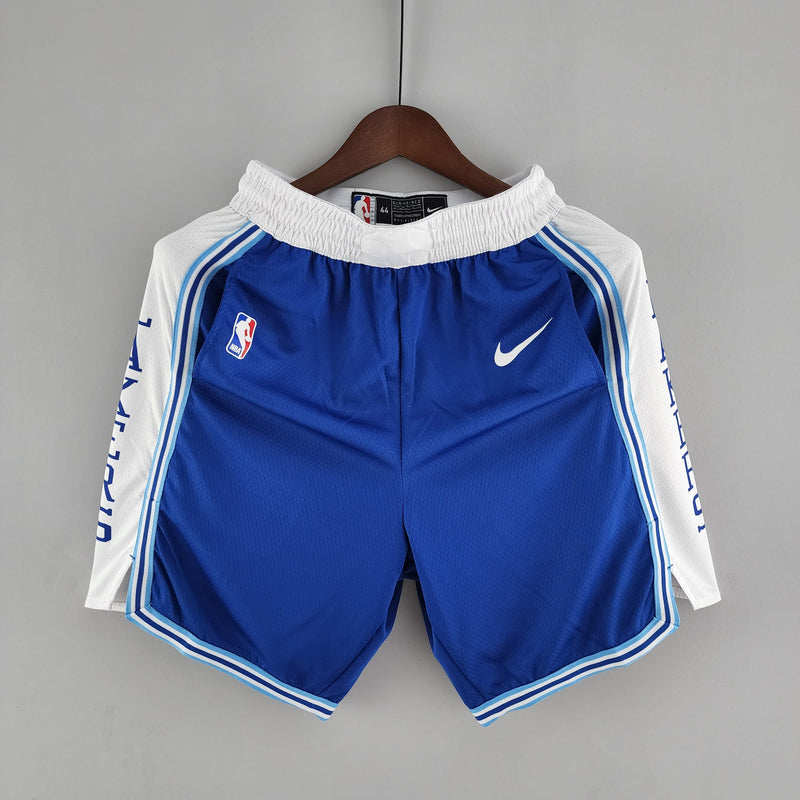 Shorts Los Angeles Lakers Retro Blue White NBA