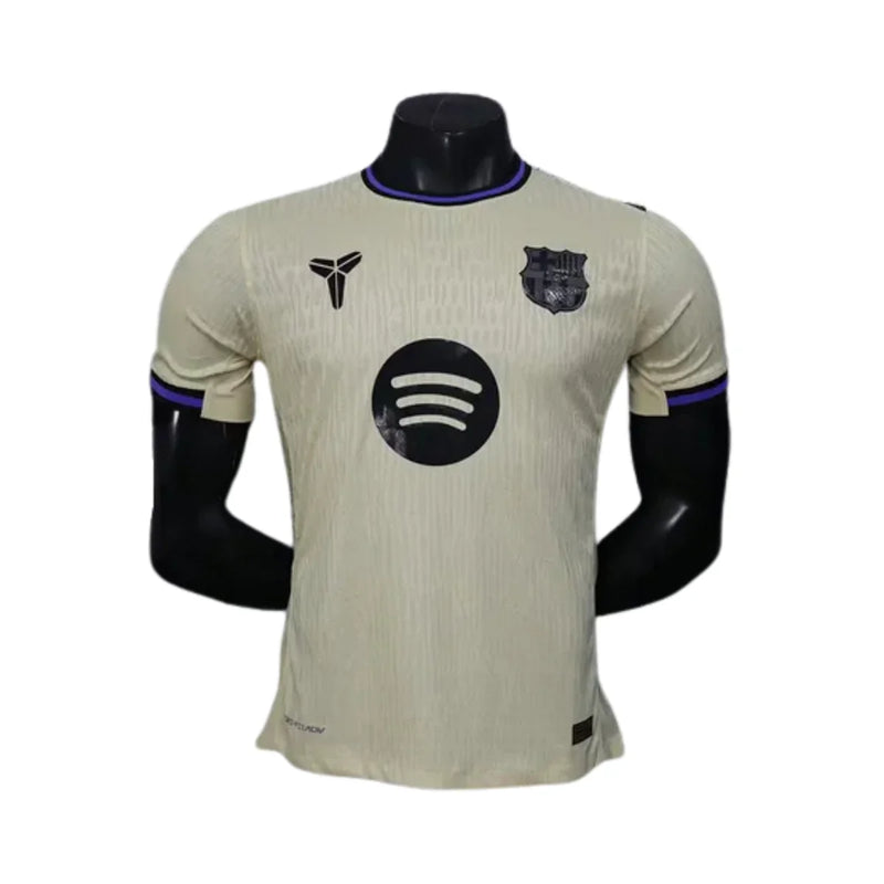 Camisa Versão Player Do Barcelona 25/26 Bege