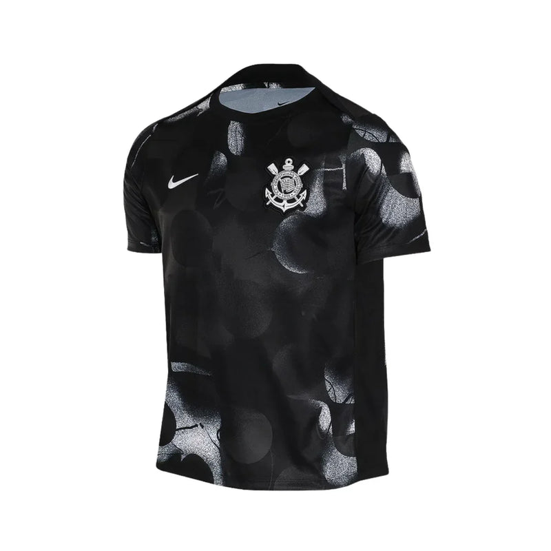 Camisa Do Corinthians 25/26 Preto Pre-Jogo