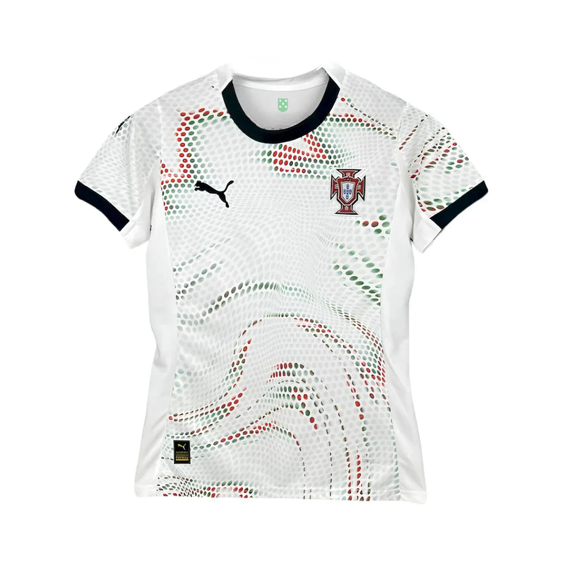 Camisa Feminina De Portugal 25/26 Branco