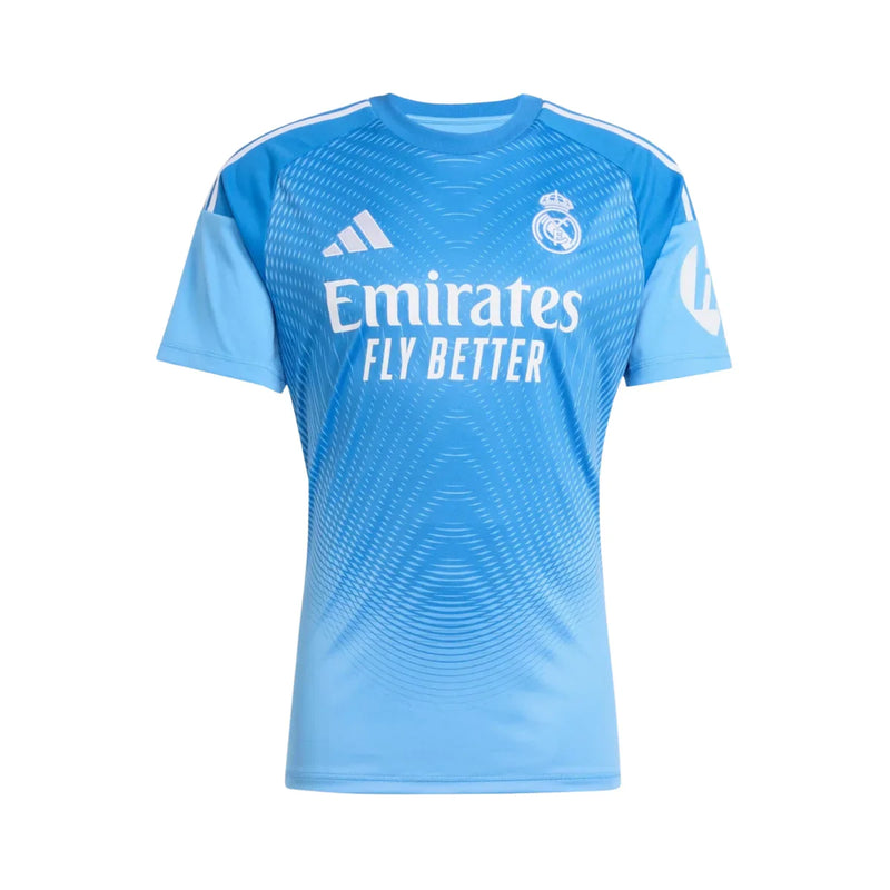 Camisa Do Real Madrid 25/26 Azul Goleiro