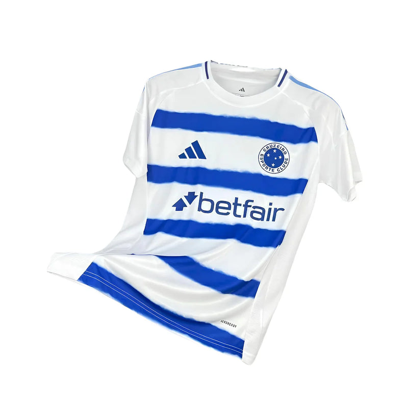 Camisa Do Cruzeiro 25/26 Azul E Branco