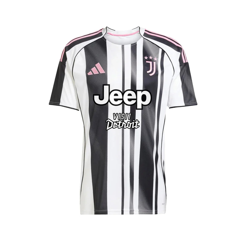 Camisa Do Juventus 25/26 Branco E Preto