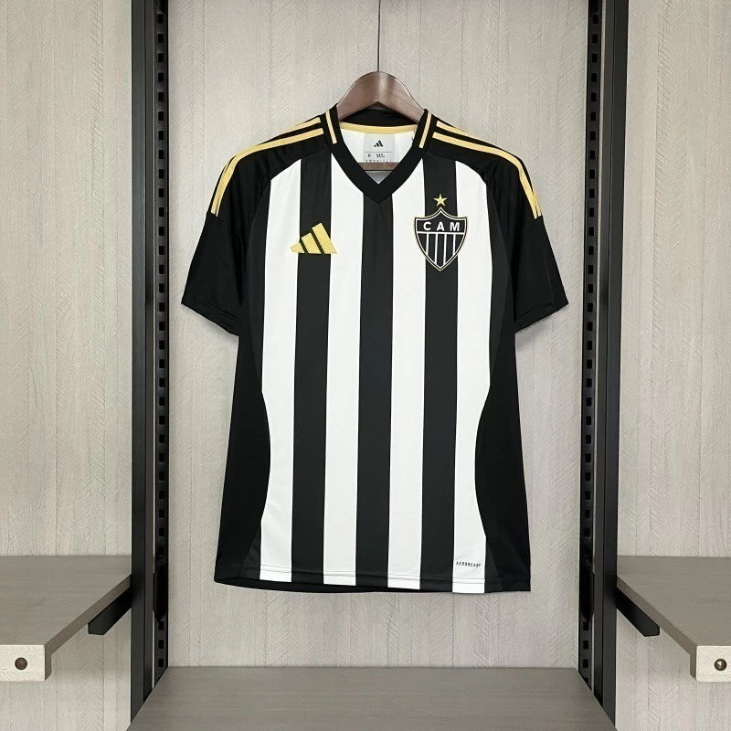 Camisa Do Atletico Mineiro 25/26 Branco E Preto