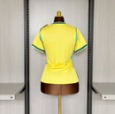 Camisa Brasil I 2026 Feminina Amarela