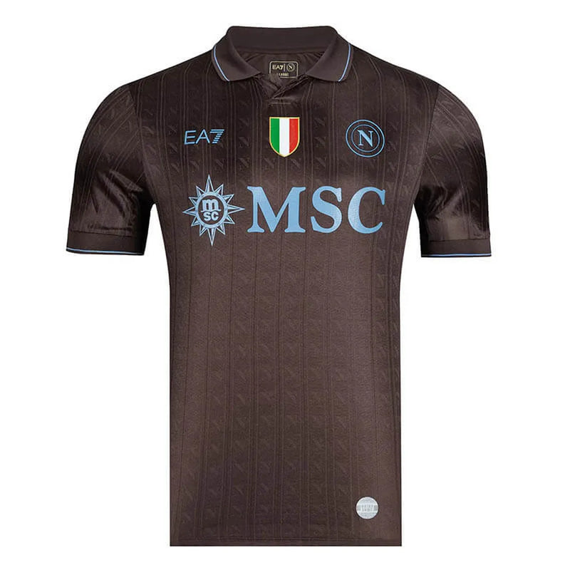 Camisa Do Napoli 25/26 Marrom