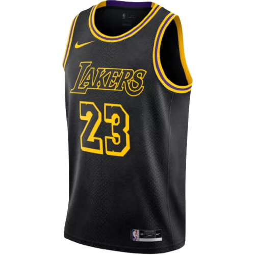 Regata Los Angeles Lakers- Lebron James 2022/23 City Edition - Preta