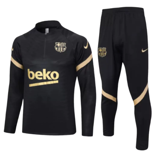 Conjunto De Treino Barcelona - Masculino - Preto